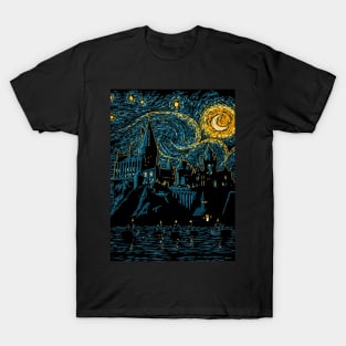 Starry Night Witch House T-Shirt